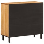 vidaXL Armoire latérale 80x33x75 cm bois massif d'acacia