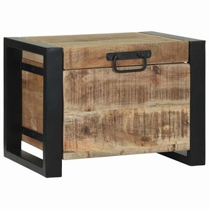 vidaXL Coffres de rangement 40 x 30 x 30 cm Bois de manguier massif