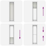 vidaXL Store plissé gris clair 45x200 cm largeur du tissu 44 4 cm