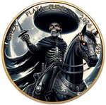 Pièce de monnaie en Argent g 31.1 (1 oz) Millésime 2024 EL CHARRO NEGRO
