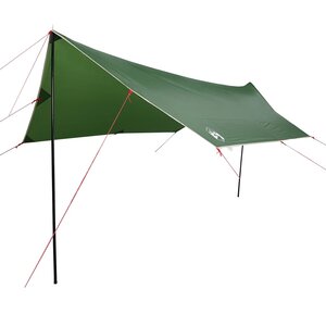 vidaXL Bâche de camping vert 460x305x210 cm imperméable