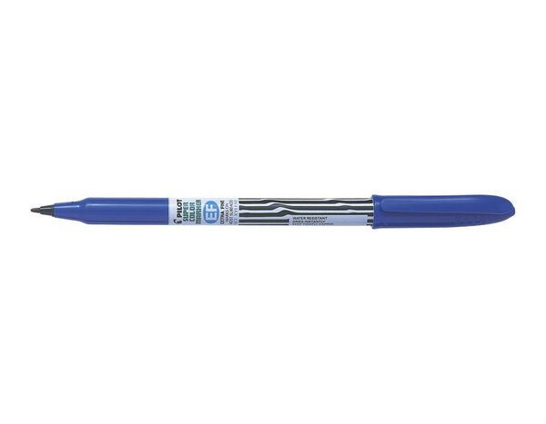 Marqueur permanent scan ef pte fibre extra fine bleu pilot