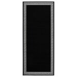 vidaXL Tapis BCF Noir avec motif 100x200 cm