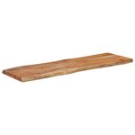 vidaXL Dessus de table 120x40x2 5 cm rectangulaire bois massif acacia