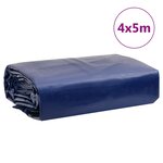 vidaXL Bâche bleu 4x5 m 650 g/m²
