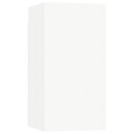 vidaXL Meuble TV Blanc 30 5x30x60 cm Bois d’ingénierie