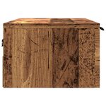 vidaXL Armoire murale vieux bois 68x30x20 cm bois d'ingénierie