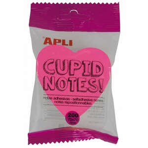 Bloc-notes coeur repositionnables apli 16277