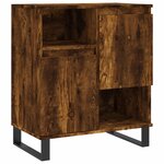vidaXL Buffet Chêne fumé 60x35x70 cm Bois d'ingénierie