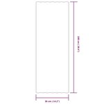vidaXL Panneaux de toit 12 Pièces Acier enduit de poudre Argenté 100x36cm