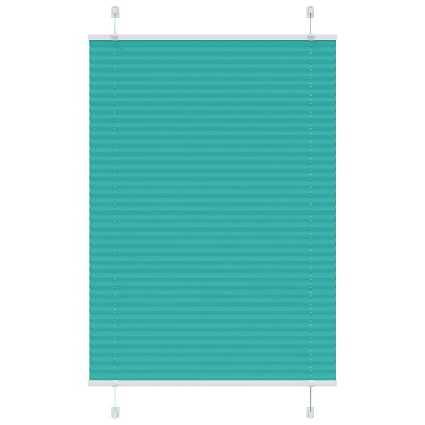 vidaXL Store plissé vert pétrole 95x100 cm largeur du tissu 94 4 cm