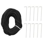 vidaXL Sapin de Noël sur mât de drapeau 310 LED Colorées 300 cm