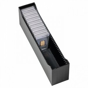 Boite de rangement Logik pour 40 lingotins d'or en blister  coincards.
