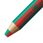 Crayon multi-talents woody 3 in 1 duo - rouge-vert foncé STABILO