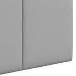 vidaXL Tête de lit suspendue Gris nuage Tissu