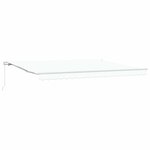 vidaXL Auvent rétractable Blanc 450 x 350 x 165 cm