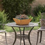 vidaXL Pots en métal Acier corten 40 x 40 x 15 cm