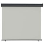 vidaXL Auvent latéral de balcon 125x250 cm Gris