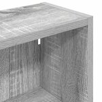 vidaXL Armoire murale de salle de bain Gris Sonoma 30 x 16 x 62 5 cm