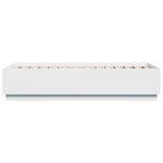 vidaXL Cadre de lit sans matelas blanc 90x190 cm