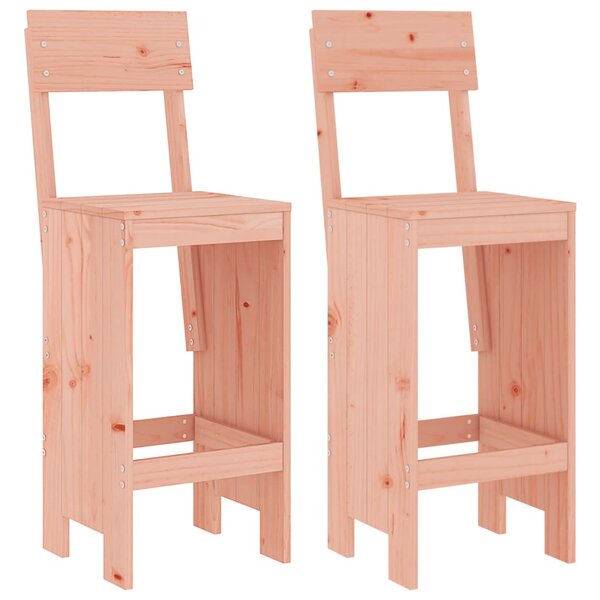 vidaXL Tabourets de bar lot de 2 40x48 5x115 5 cm bois massif douglas