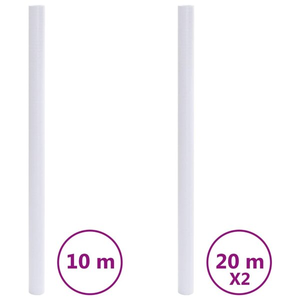vidaXL Films pour fenêtre dépoli design à rayures PVC