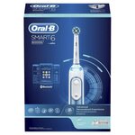 Oral-b smart 6 6000n brosse a dents électrique par braun - bleu