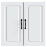 vidaXL Armoire Murale 59 x 31 x 60 cm Bois d'ingénierie Blanc