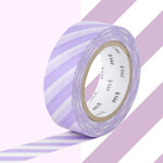 Masking tape mt rayures lilas - stripe lilac