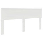 vidaXL Tête de lit Blanc 200 cm Bois d'ingénierie