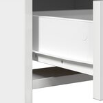 vidaXL Coiffeuse avec tiroir Blanc 50 x 41 x 135 cm Bois d'ingénierie