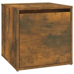 vidaXL Ensemble de meubles de couloir Chêne fumé Bois d'ingénierie