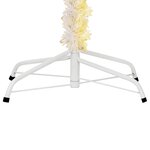 vidaXL Sapin de Noël artificiel pointes iridescentes Blanc 180 cm PVC