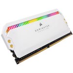 CORSAIR Mémoire PC DDR4 - DOMINATOR PLATINUM RGB 16GB (2x8GB) - 3200 MHz - C16 - White (CMT16GX4M2C3200C16W)