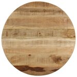 vidaXL Table basse Bois massif de manguier brut 65x32 cm
