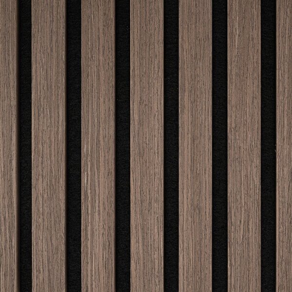 WallArt Panneaux muraux acoustiques Aku chêne foncé 4 Pièces