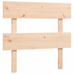 vidaXL Cadre de lit sans matelas bois de pin massif