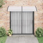 vidaXL Auvent de porte 240 x 100 cm PC