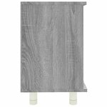 vidaXL Armoire de bain Sonoma gris 60x32x53 5 cm Bois d'ingénierie