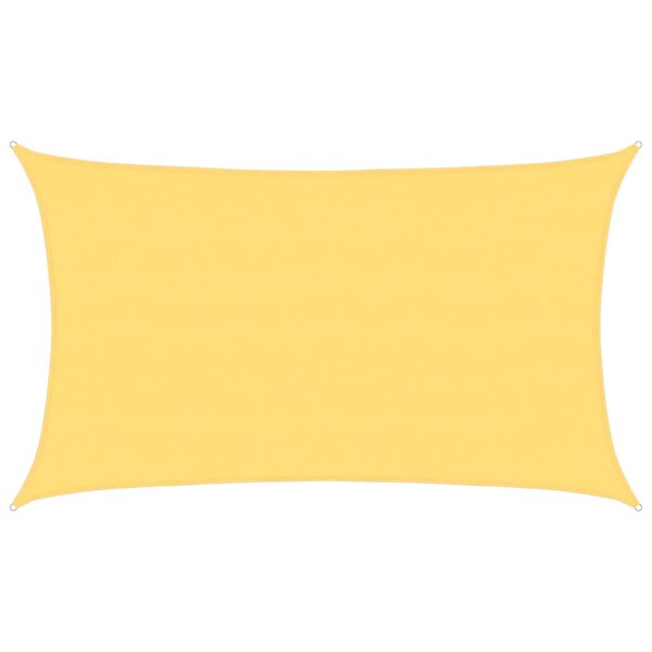 vidaXL Voile d'ombrage 160 g/m² Beige 5x8 m PEHD