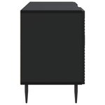 vidaXL Meuble TV Noir 102 x 34 5 x 50 cm Bois d'ingénierie