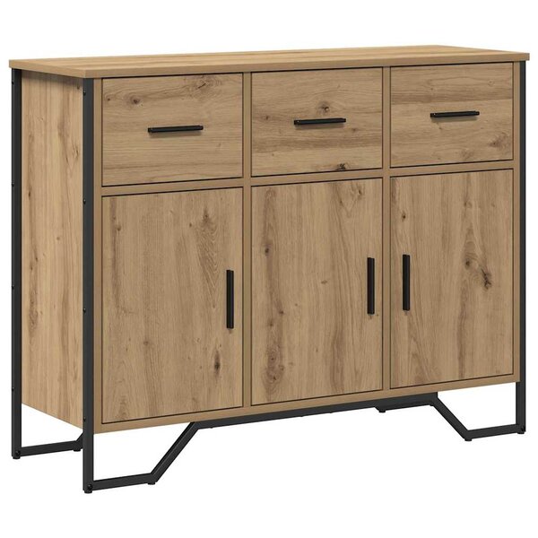 vidaXL Buffet chêne artisanal 97 x 32.5 x 74.5 cm Bois d'ingénierie