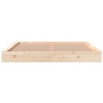 vidaXL Cadre de lit sans matelas 200x200 cm bois massif de pin