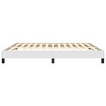 vidaXL Cadre de lit sans matelas blanc 180x200 cm similicuir