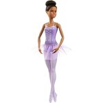 BARBIE Ballerine Brune - GJL61 - Poupée Mannequin - 3 ans et +