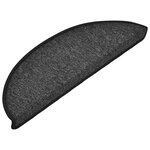 vidaXL Tapis d'escalier 30 Pièces anthracite 56x17x3 cm