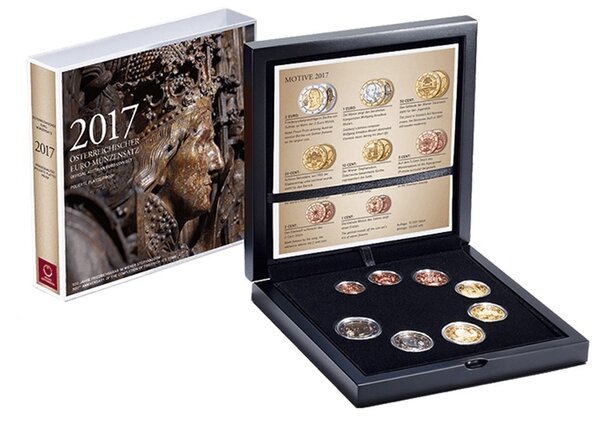 Coffret série euro BE Autriche 2017
