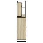 vidaXL Ensemble de meubles de salle de bain 4 Pièces chêne sonoma