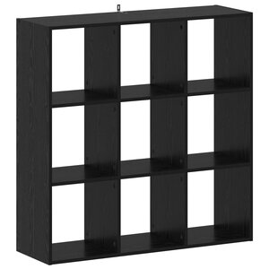 vidaXL Bibliothèque Chêne noir 102 x 32 x 102 cm