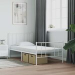 vidaXL Matelas en mousse blanc 80x210 cm 7 zones dureté 20 ILD
